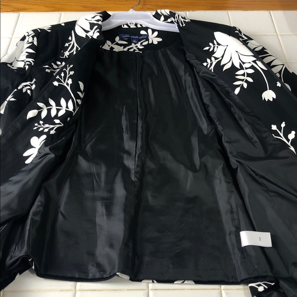 Susan Graver womens 1X Floral Jacket Zip up pockets lined - Picture 5 of 10